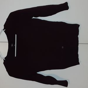 Burgundy button up top